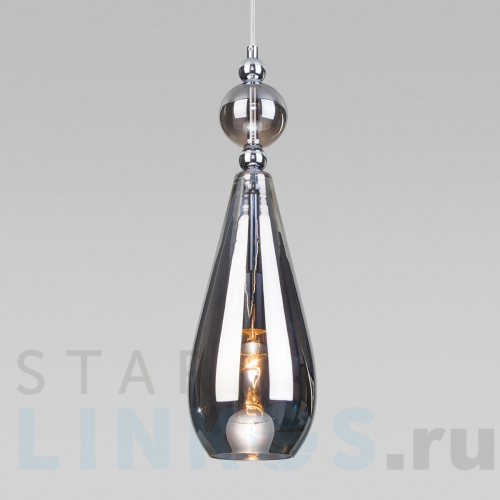 Купить Подвесной светильник Eurosvet Ilario 50202/1 дымчатый за 7 970 руб. в Туле Купить с доставкой Подвесной светильник Eurosvet Ilario 50202/1 дымчатый в Туле