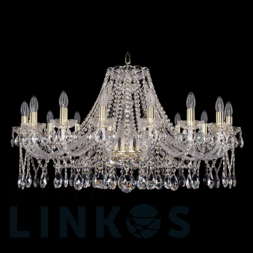 Купить Подвесная люстра Bohemia Ivele 1413/16/360 G за 103 568 руб. в Туле Купить с доставкой Подвесная люстра Bohemia Ivele 1413/16/360 G в Туле