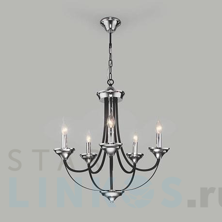 Купить Подвесная люстра Eurosvet Lazzaro 60098/5 хром за 11 800 руб. в Туле фото 2 Купить с доставкой Подвесная люстра Eurosvet Lazzaro 60098/5 хром в Туле фото 2