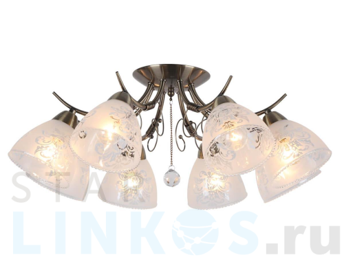 Купить Потолочная люстра Omnilux Casagliana OML-53807-08 за 11 550 руб. в Туле Купить с доставкой Потолочная люстра Omnilux Casagliana OML-53807-08 в Туле