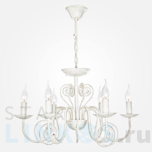 Купить Подвесная люстра Eurosvet 60018/6 белый с золотом за 9 260 руб. в Туле Купить с доставкой Подвесная люстра Eurosvet 60018/6 белый с золотом в Туле
