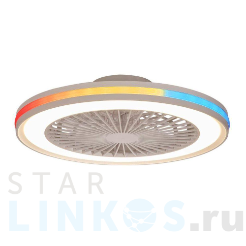 Купить Потолочная светодиодная люстра-вентилятор Mantra Gamer 7861 за 16 388 руб. в Туле Купить с доставкой Потолочная светодиодная люстра-вентилятор Mantra Gamer 7861 в Туле