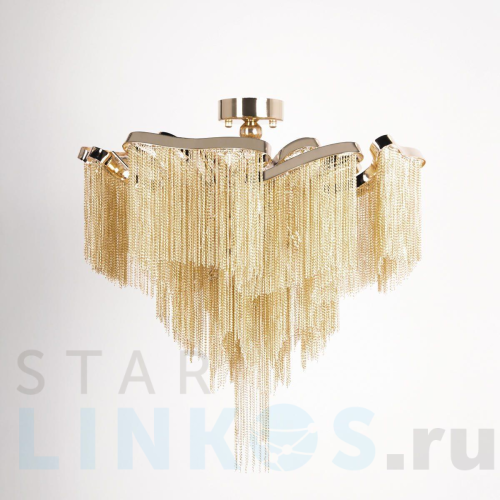 Купить Потолочная люстра Loft IT Stream 10208/600C Gold за 63 480 руб. в Туле Купить с доставкой Потолочная люстра Loft IT Stream 10208/600C Gold в Туле