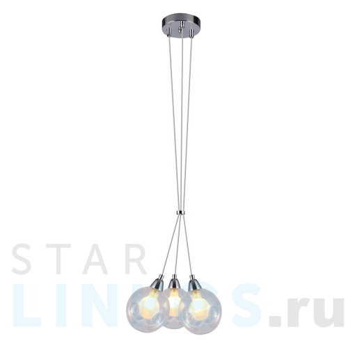 Купить Подвесной светильник Gerhort G51205/3CR CL+WT за 5 280 руб. в Туле Купить с доставкой Подвесной светильник Gerhort G51205/3CR CL+WT в Туле