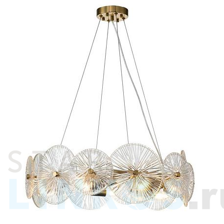 Купить Подвесная люстра Indigo Miele 12021/7P Brass V000020 за 52 970 руб. в Туле фото 2 Купить с доставкой Подвесная люстра Indigo Miele 12021/7P Brass V000020 в Туле фото 2