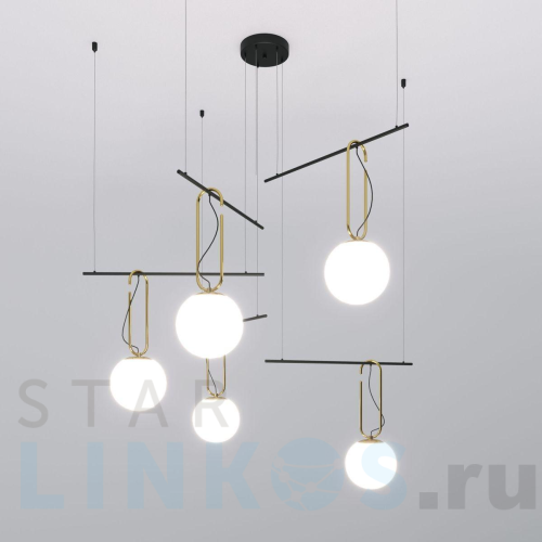 Купить Подвесная люстра Eurosvet Riche 70143/5 черный за 32 100 руб. в Туле Купить с доставкой Подвесная люстра Eurosvet Riche 70143/5 черный в Туле