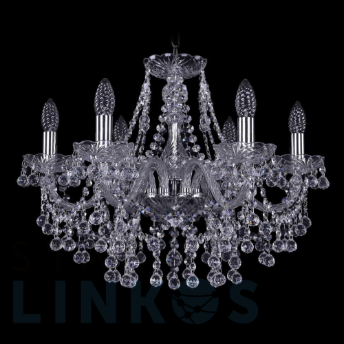 Купить Подвесная люстра Bohemia Ivele 1409/6/195 Ni за 33 212 руб. в Туле Купить с доставкой Подвесная люстра Bohemia Ivele 1409/6/195 Ni в Туле