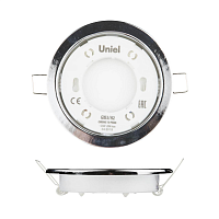 Купить Встраиваемый светильник Uniel GX53/H2 Chrome 10 Prom UL-00005052 в Туле