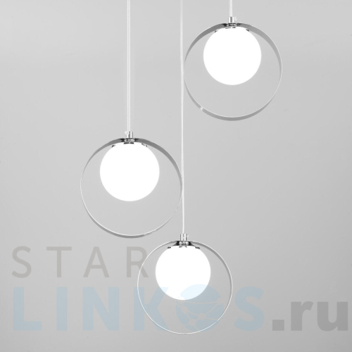 Купить с доставкой Подвесной светильник Eurosvet Dublin 50205/3 хром в Туле