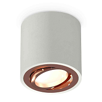 Купить Комплект накладного светильника Ambrella light Techno Spot XS7533005 SGR/PPG серый песок/золото розовое полированное (C7533, N7005) в Туле