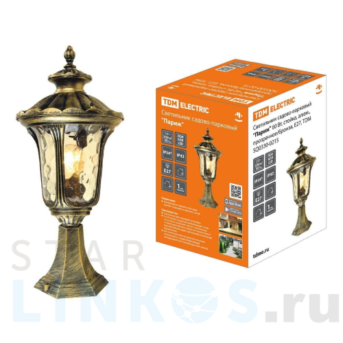 Купить с доставкой Уличный светильник TDM Electric Париж SQ0330-0215 в Туле