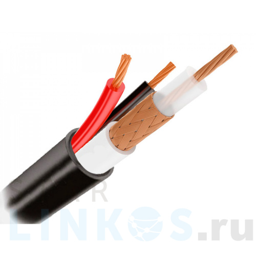 Купить Кабель для видеонаблюдения КВК-П 2х0,50М (CU), 200м, черный Технокабель за 25 руб. в Туле Купить с доставкой Кабель для видеонаблюдения КВК-П 2х0,50М (CU), 200м, черный Технокабель в Туле