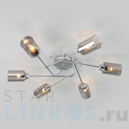 Купить Потолочная люстра Eurosvet Motive 30167/6 хром за 10 700 руб. в Туле Купить с доставкой Потолочная люстра Eurosvet Motive 30167/6 хром в Туле