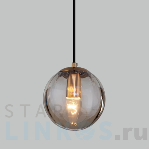 Купить с доставкой Подвесной светильник Eurosvet Juno 50207/1 янтарный в Туле