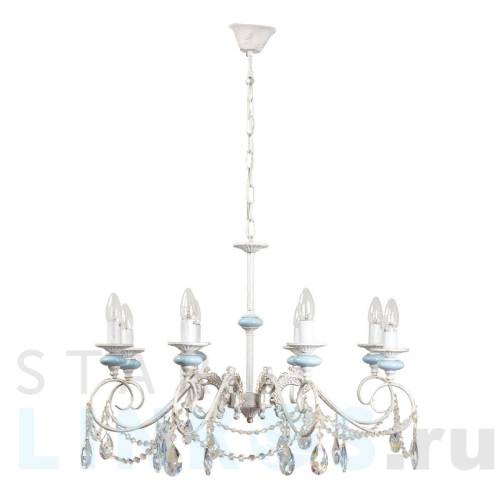 Купить Подвесная люстра Abrasax Christel L.8303-8CREAM/G за 16 691 руб. в Туле Купить с доставкой Подвесная люстра Abrasax Christel L.8303-8CREAM/G в Туле