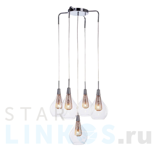 Купить Подвесной светильник Azzardo Elektra 5 AZ1690 за 65 280 руб. в Туле Купить с доставкой Подвесной светильник Azzardo Elektra 5 AZ1690 в Туле