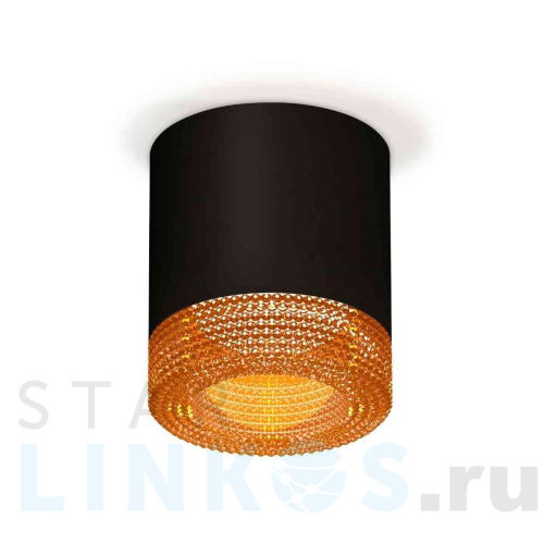 Купить с доставкой Комплект накладного светильника Ambrella light Techno Spot XS7402014 SBK/CF черный песок/кофе (C7402, N7195) в Туле