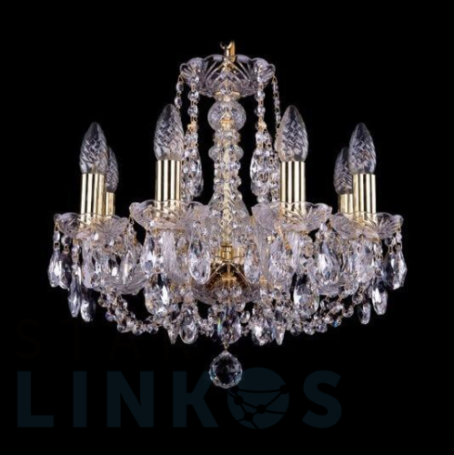 Купить Подвесная люстра Bohemia Ivele 1406/8/141 G за 57 850 руб. в Туле Купить с доставкой Подвесная люстра Bohemia Ivele 1406/8/141 G в Туле