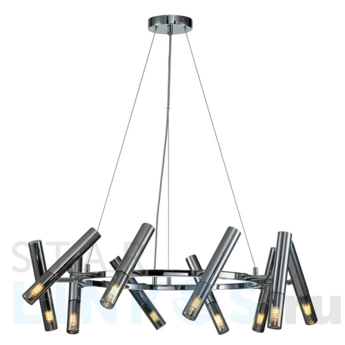 Купить Подвесная люстра Indigo Sigaro 13006/10P Chrome V000235 за 37 040 руб. в Туле Купить с доставкой Подвесная люстра Indigo Sigaro 13006/10P Chrome V000235 в Туле