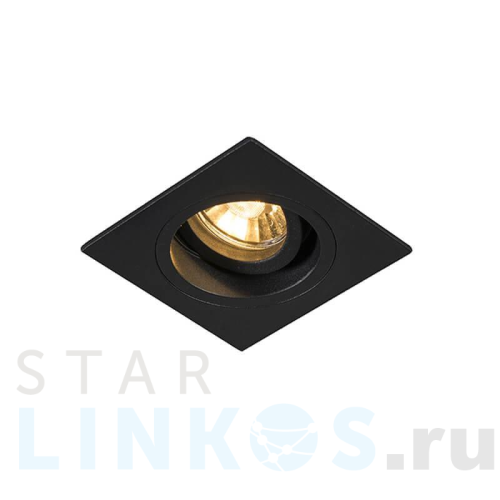 Купить Встраиваемый светильник Zumaline Chuck dl square black 92704 за 3 280 руб. в Туле Купить с доставкой Встраиваемый светильник Zumaline Chuck dl square black 92704 в Туле