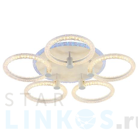 Купить Потолочная светодиодная люстра Profit Light 8024/5 WHT за 5 644 руб. в Туле фото 2 Купить с доставкой Потолочная светодиодная люстра Profit Light 8024/5 WHT в Туле фото 2