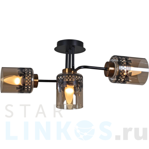 Купить Потолочная люстра Reluce 61714-0.3-2+1 за 1 980 руб. в Туле Купить с доставкой Потолочная люстра Reluce 61714-0.3-2+1 в Туле