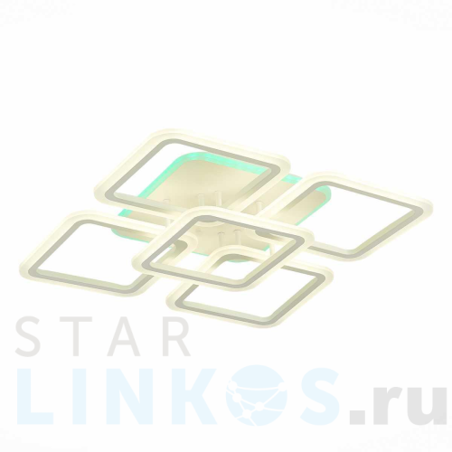 Купить Потолочная светодиодная люстра Evoluce Qutro SLE200452-05RGB за 11 460 руб. в Туле Купить с доставкой Потолочная светодиодная люстра Evoluce Qutro SLE200452-05RGB в Туле