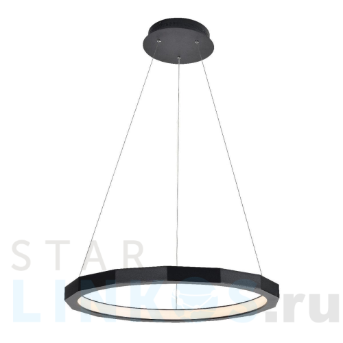 Купить Подвесная светодиодная люстра Gerhort G51248/1BK за 17 600 руб. в Туле Купить с доставкой Подвесная светодиодная люстра Gerhort G51248/1BK в Туле