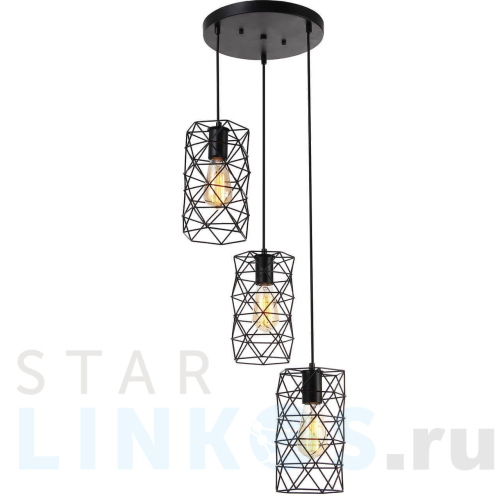 Купить Подвесной светильник Toplight Marcia TL1175H-03BK за 8 500 руб. в Туле Купить с доставкой Подвесной светильник Toplight Marcia TL1175H-03BK в Туле
