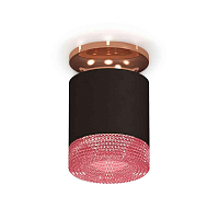 Купить Комплект накладного светильника Ambrella light Techno Spot XS7402123 SBK/PPG черный песок/золото розовое полированное (N7930, C7402, N7193) в Туле