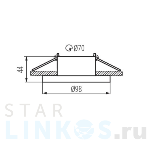 Купить Точечный светильник Kanlux Elnis 27806 за 1 053 руб. в Туле фото 2 Купить с доставкой Точечный светильник Kanlux Elnis 27806 в Туле фото 2