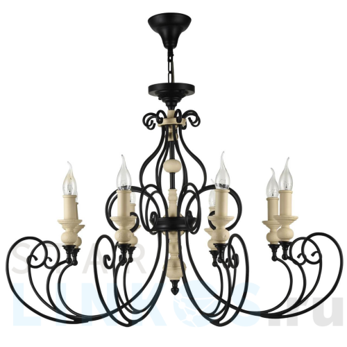 Купить Подвесная люстра Maytoni Karina H631-PL-08-B за 42 890 руб. в Туле Купить с доставкой Подвесная люстра Maytoni Karina H631-PL-08-B в Туле