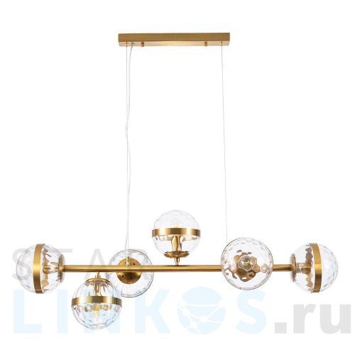 Купить Подвесная люстра Arte Lamp Delacrua A7770SP-6PB за 23 990 руб. в Туле Купить с доставкой Подвесная люстра Arte Lamp Delacrua A7770SP-6PB в Туле