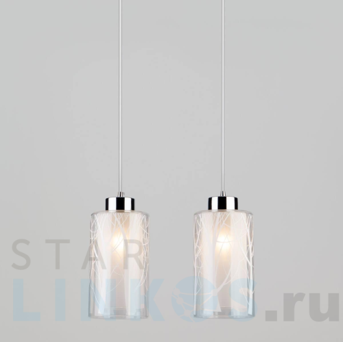 Купить с доставкой Подвесной светильник Eurosvet 50001/2 хром в Туле