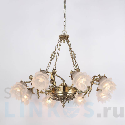 Купить с доставкой Подвесная люстра Lumien Hall Эльза H17050/8COP в Туле