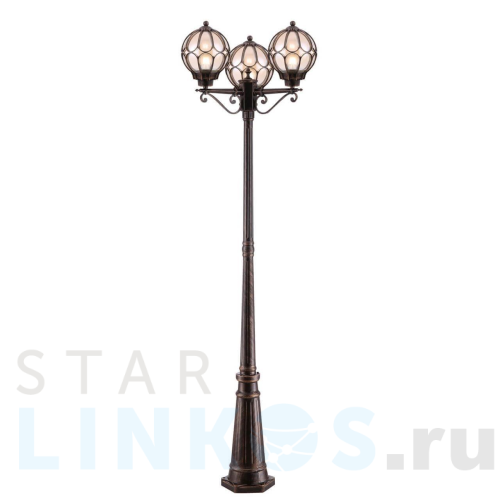 Купить с доставкой Садово-парковый светильник Maytoni Via O023FL-03G в Туле