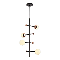 Купить Подвесная светодиодная люстра Natali Kovaltseva Loft Led Lamps 81338 Gold Black в Туле