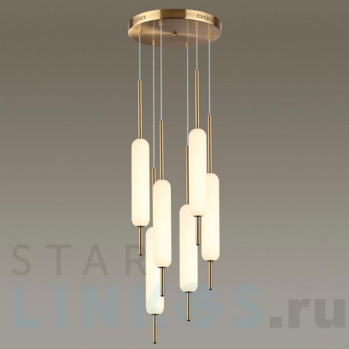 Купить Подвесной светодиодный светильник Odeon Light Pendant Reeds 4794/72L за 39 460 руб. в Туле фото 3 Купить с доставкой Подвесной светодиодный светильник Odeon Light Pendant Reeds 4794/72L в Туле фото 3