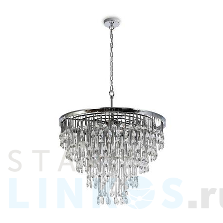 Купить Подвесная люстра Maytoni Linn MOD091PL-09CH за 82 071 руб. в Туле фото 2 Купить с доставкой Подвесная люстра Maytoni Linn MOD091PL-09CH в Туле фото 2