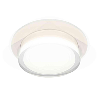 Купить Комплект встраиваемого светильника Ambrella light Techno Spot XC7621043 SWH/FR/CL белый песок/белый матовый/прозрачный (C7621, N7160) в Туле