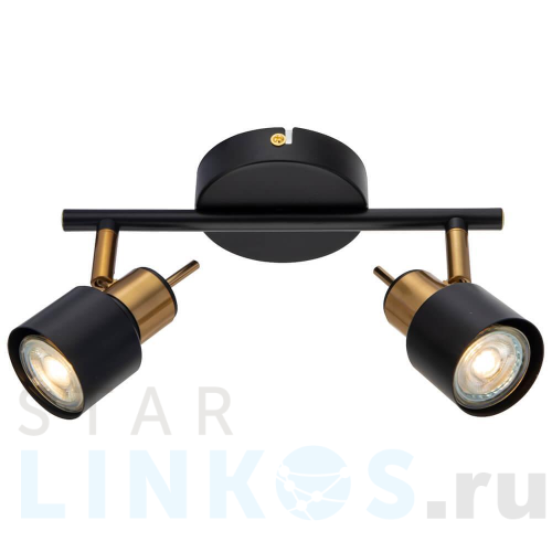Купить Спот Arte Lamp Almach A1906PL-2BK за 1 980 руб. в Туле Купить с доставкой Спот Arte Lamp Almach A1906PL-2BK в Туле