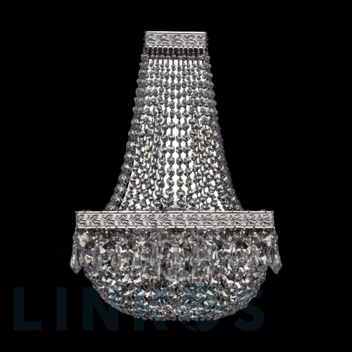 Купить с доставкой Настенный светильник Bohemia Ivele 19012B/H2/25IV Ni в Туле