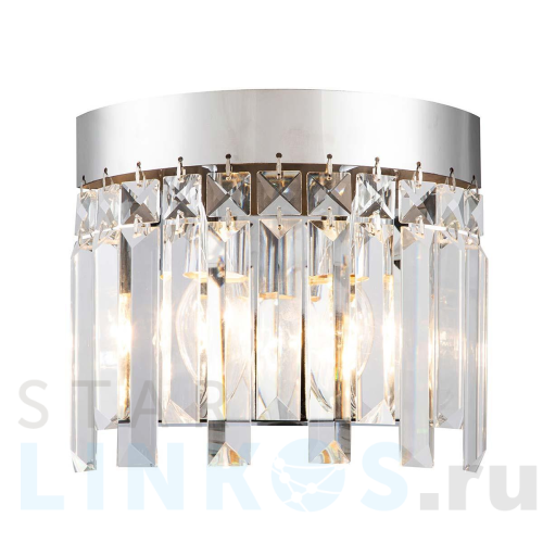 Купить Настенный светильник Indigo LACRIMA 12026/2W Chrome V000362 за 8 400 руб. в Туле Купить с доставкой Настенный светильник Indigo LACRIMA 12026/2W Chrome V000362 в Туле