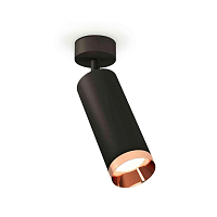 Купить Комплект накладного светильника Ambrella light Techno Spot XM6343006 SBK/PPG черный песок/золото розовое полированное (A2210, C6343, N6135) в Туле