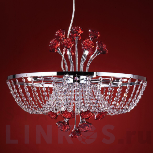 Купить Подвесная люстра Citilux Rosa Rosso EL325P12.2 за 19 900 руб. в Туле Купить с доставкой Подвесная люстра Citilux Rosa Rosso EL325P12.2 в Туле