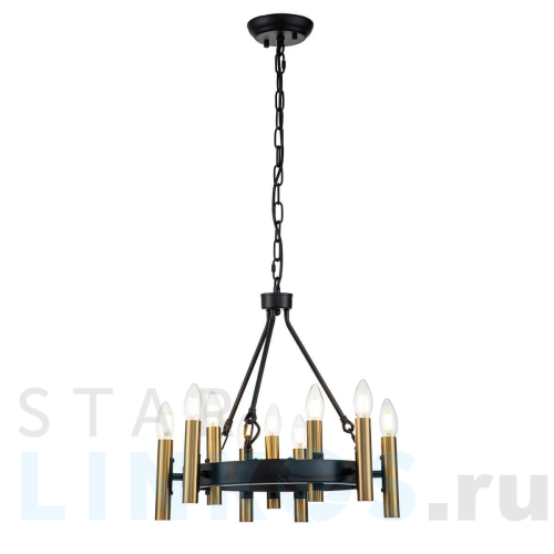 Купить с доставкой Подвесная люстра Indigo Cero 13009/9P Black V000207 в Туле