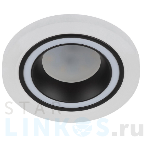 Купить Встраиваемый светильник ЭРА DK90 WH/BK Б0054359 за 1 038 руб. в Туле Купить с доставкой Встраиваемый светильник ЭРА DK90 WH/BK Б0054359 в Туле