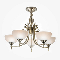 Купить Подвесная люстра Eurosvet Лира 60053/5 античная бронза в Туле