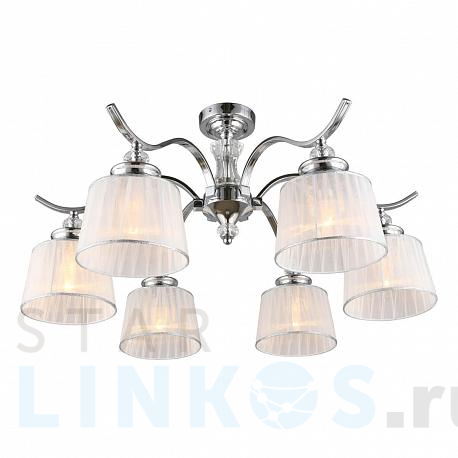 Купить Потолочная люстра Omnilux Arosio OML-88407-06 за 19 930 руб. в Туле фото 2 Купить с доставкой Потолочная люстра Omnilux Arosio OML-88407-06 в Туле фото 2