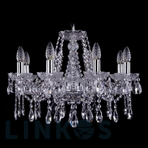 Купить Подвесная люстра Bohemia Ivele 1413/8/200 Ni за 39 471 руб. в Туле Купить с доставкой Подвесная люстра Bohemia Ivele 1413/8/200 Ni в Туле